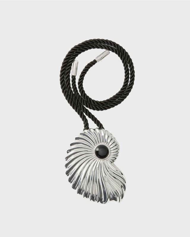 Julietta Necklace Nova Svart/silver ONESIZE