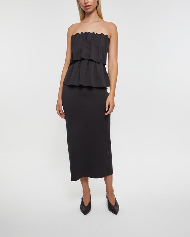Dagmar Dress Sculpted Slim Chocolate 40