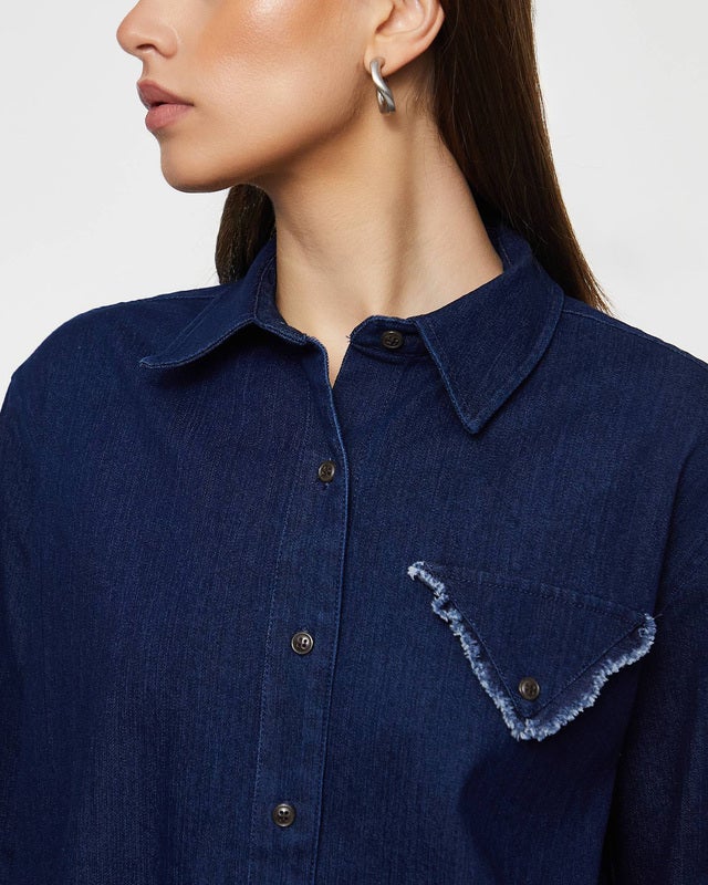 The Garment Shirt Merci Denim 8 Denim UK 14 (EUR 42)