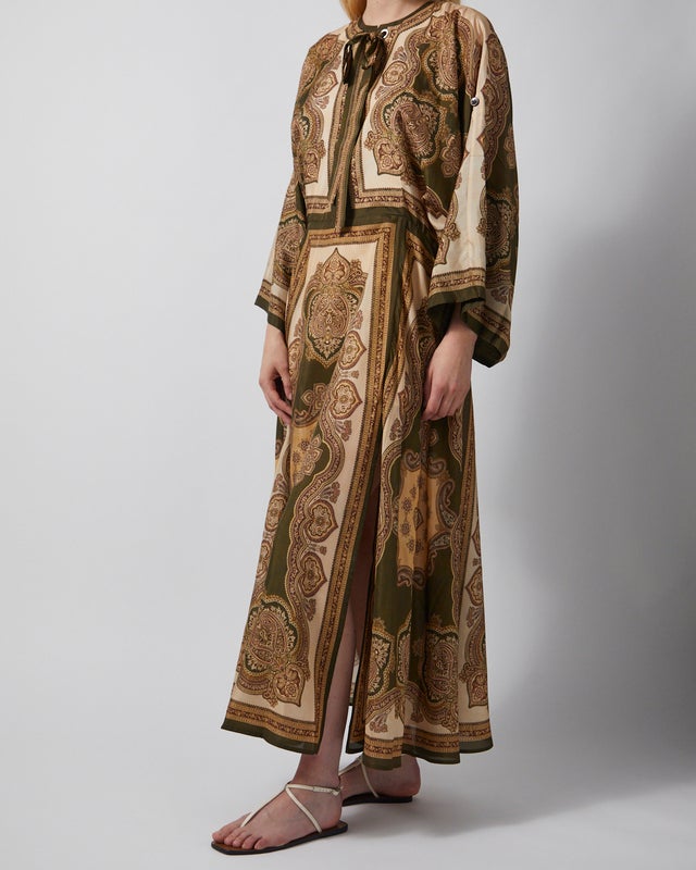 Zimmermann Dress Mahon Tunic Midi Brown  1 (S-M)