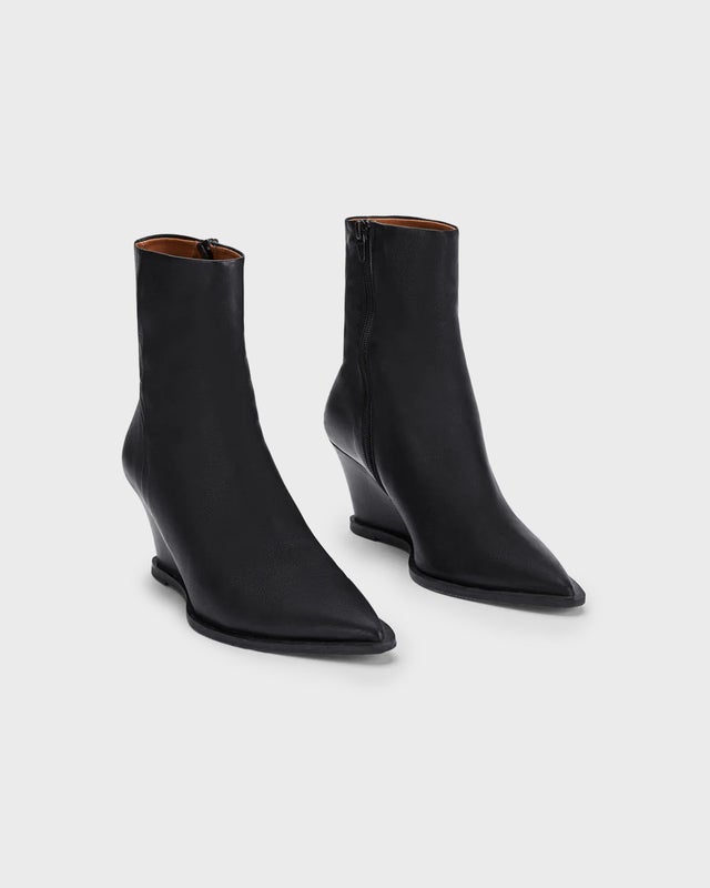 ATP Atelier Boots Pratella Black Nappa Svart EUR 37