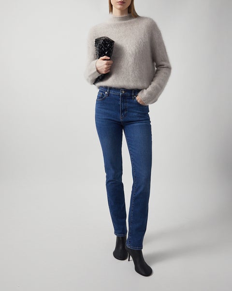 Jeans The Pencil Foxley Mid blue  2