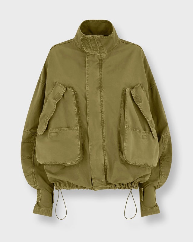 The Attico Jacka Bomber Canvas Militärgrön IT 44 (EUR 40)