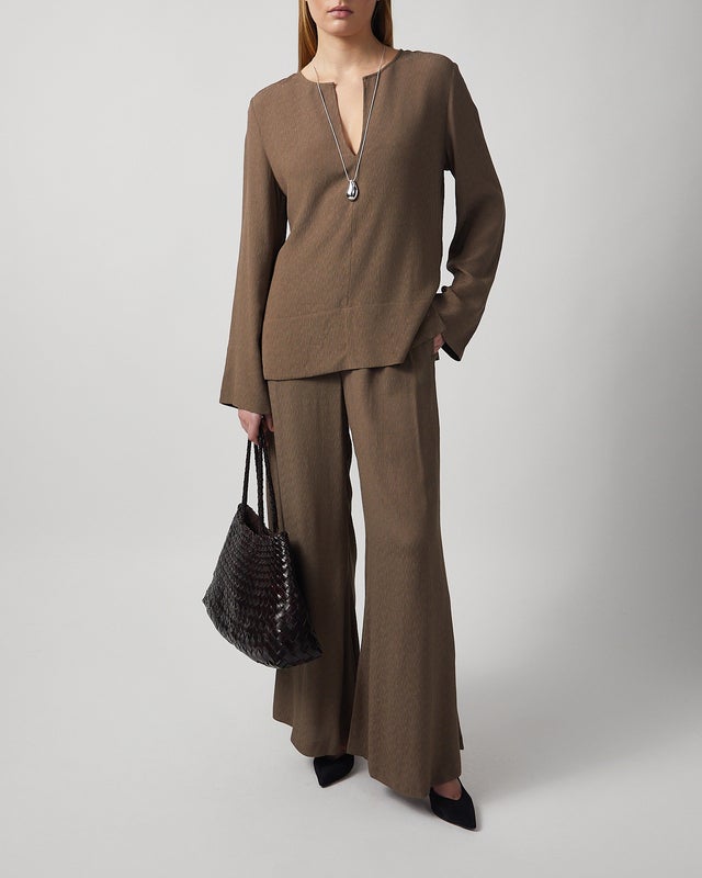 By Malene Birger Blus Malukka Chocolate 44