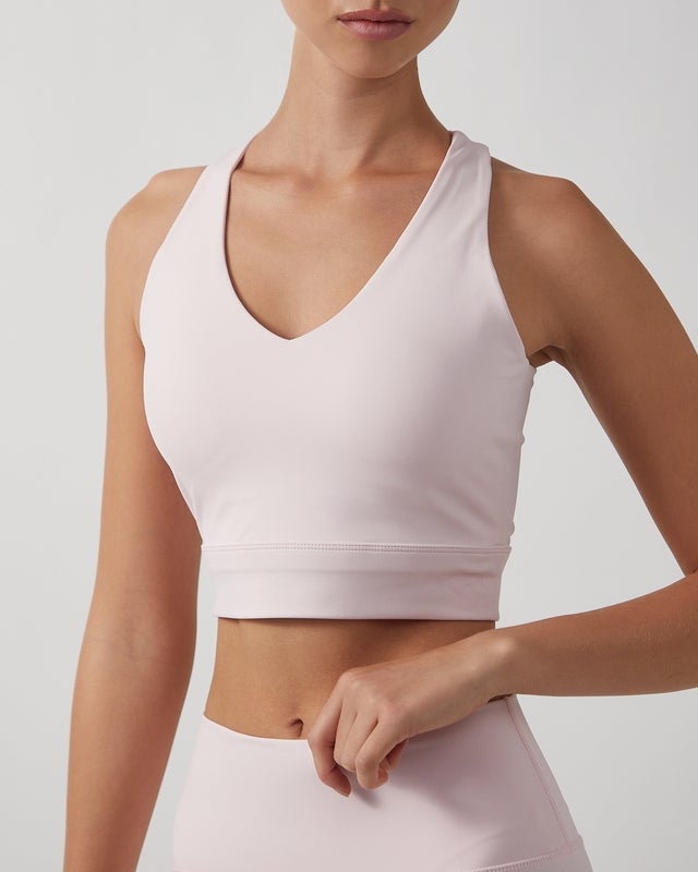 Sisterly tribe Bra Softsculpt V-neck Cross Back Light pink L