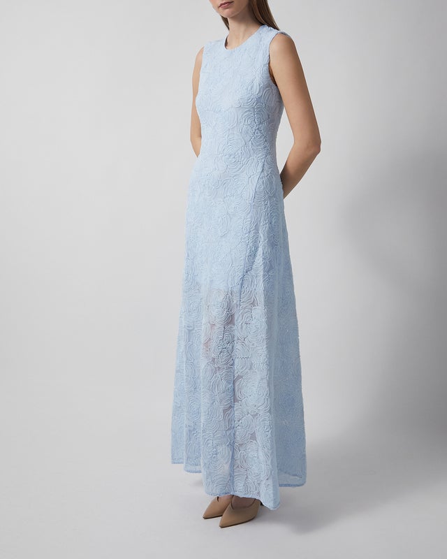 ROTATE Birger Christensen Dress Mesh Maxi 38