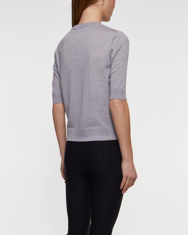 Wakakuu Icons T-Shirt London Merino Wool Ljusgrå M