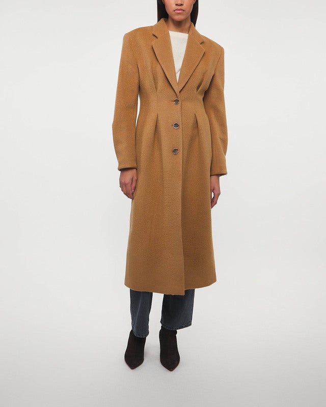 Dagmar Coat Cinched Camel 38