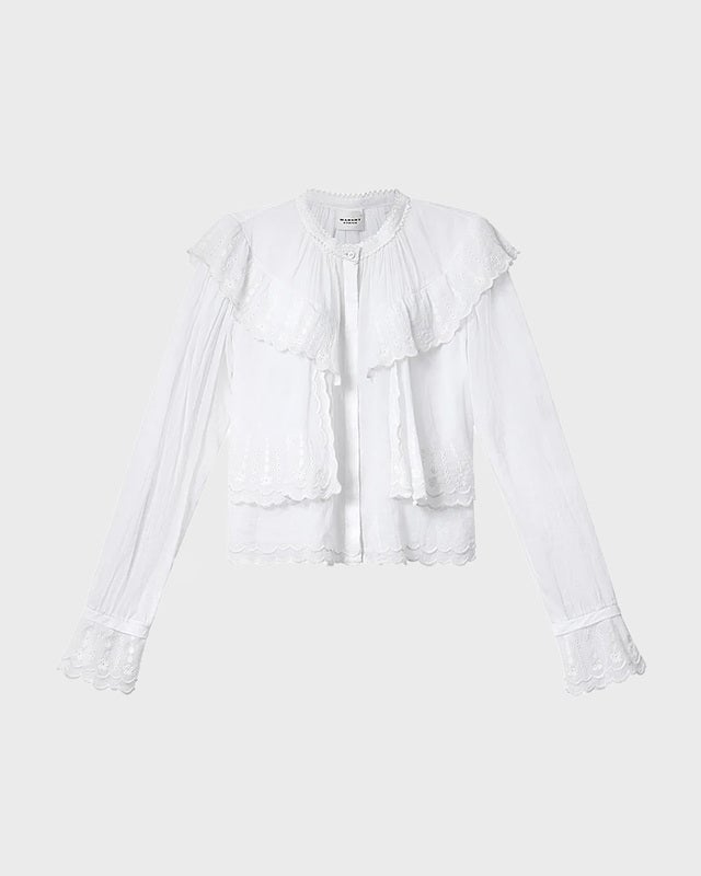 Isabel Marant Étoile Blouse Kelmon White FR 40 (EUR 38)