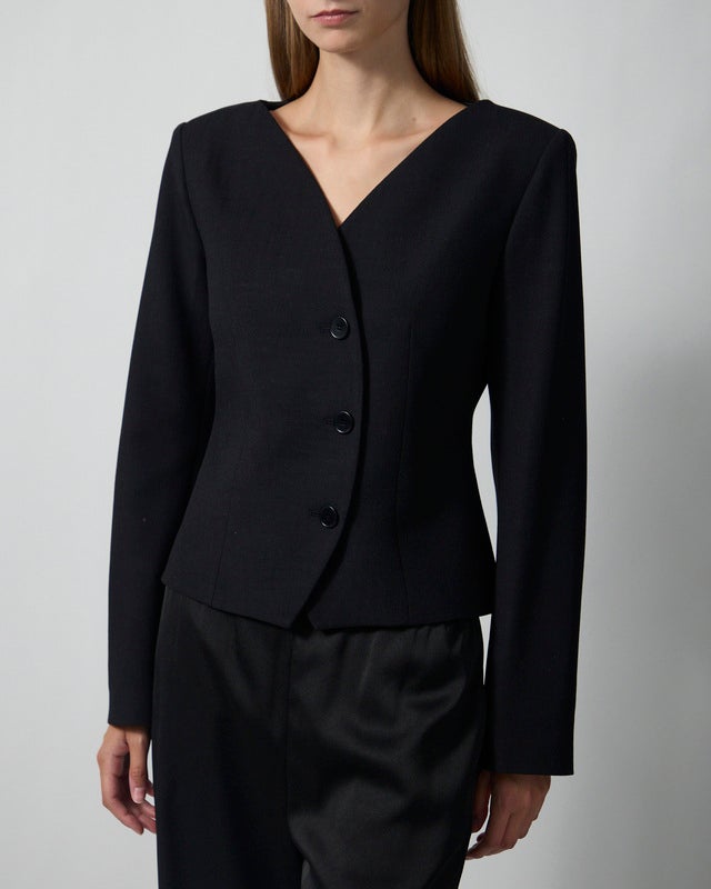 Dagmar Dinner Jacket Curved Front Black 42