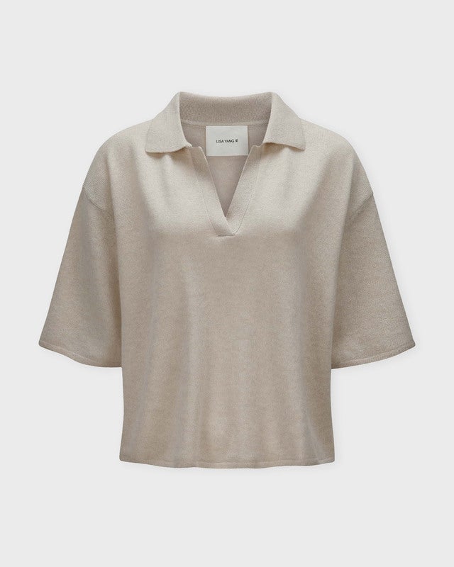 LISA YANG T-Shirt Neela Cashmere Sand 1 (S-M)