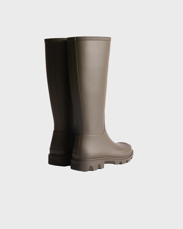 Hunter Boot Unisex Downpour Tall Chocolate EUR 37