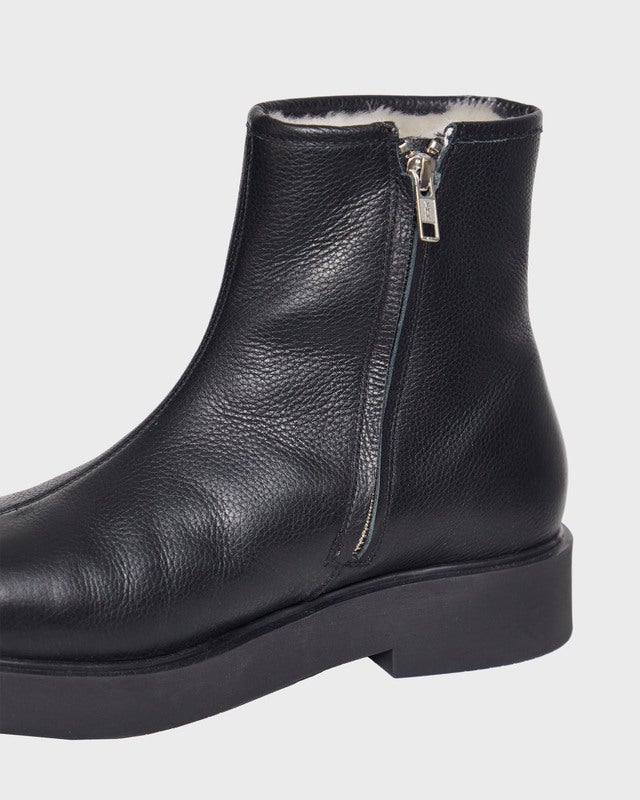 Wakakuu Icons Boots Cambridge Lamb Fur Black EUR 37