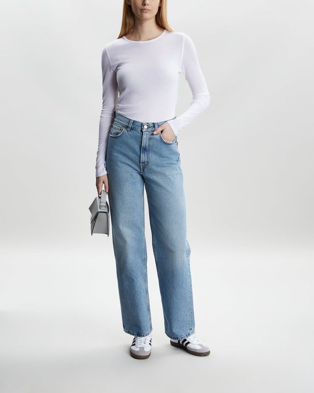 Dagmar Jeans Wide Leg Denim Ljusblå W29/L32