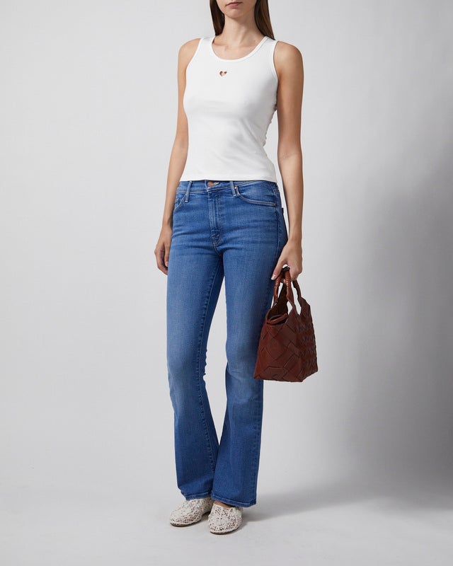 Mother Denim Jeans The Weekender Piece By Piece Washed Blue 25