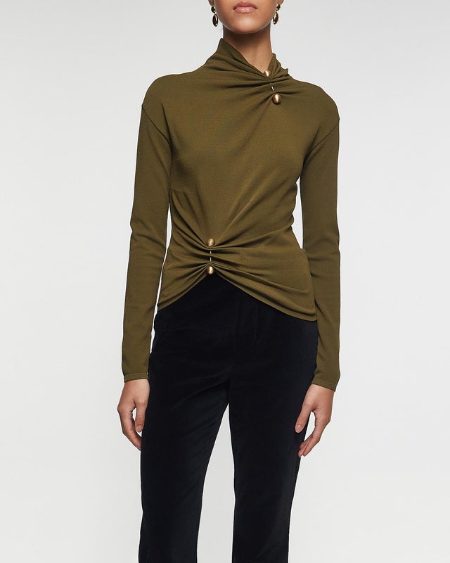 Cult Gaia Top Callie Green XS