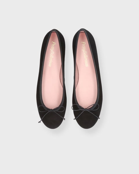 Ballet Flats Nicole Suede Black 2