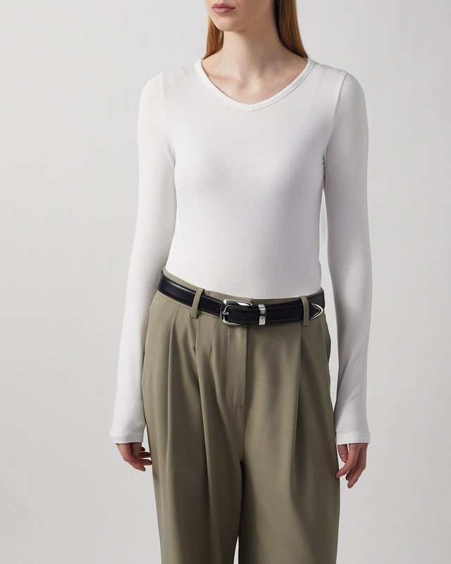 Wakakuu Icons Top Zoe Modal  White M