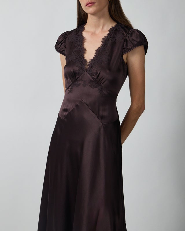 DÔEN Dress Coraline Brown XS