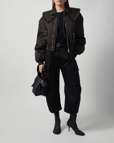 Jacket Duchesse Nylon Bomber Dark brown 2