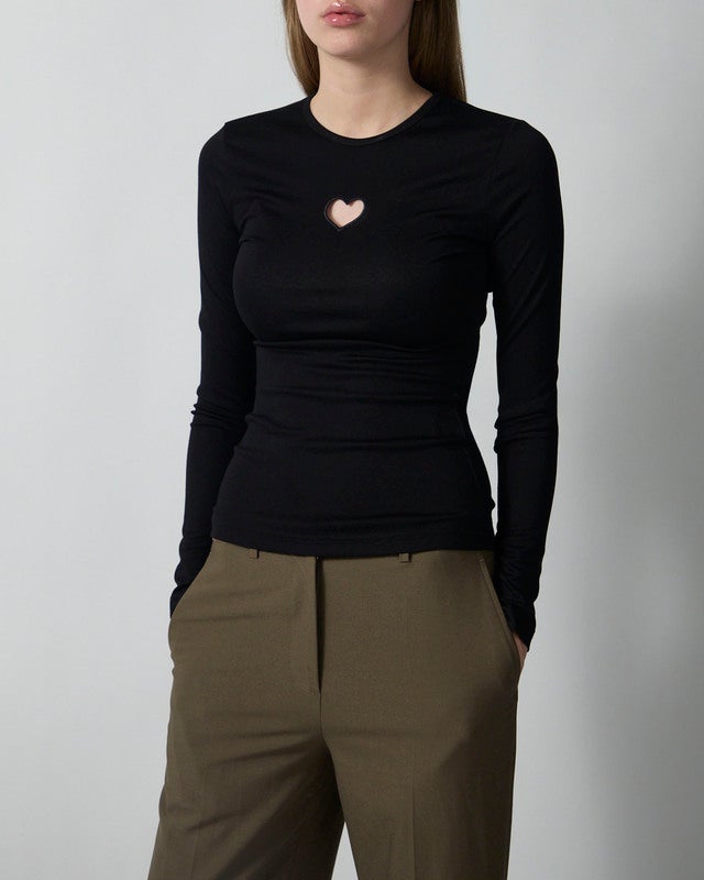 CLOEYS Top Tight Long Sleeve Black S