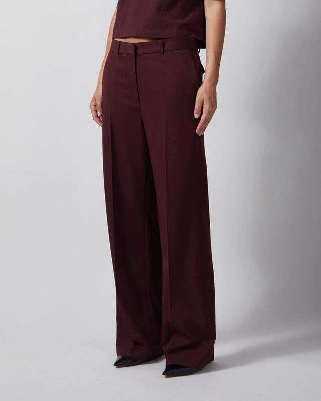 Wakakuu Icons Trousers Cabo Flap Burgundy L