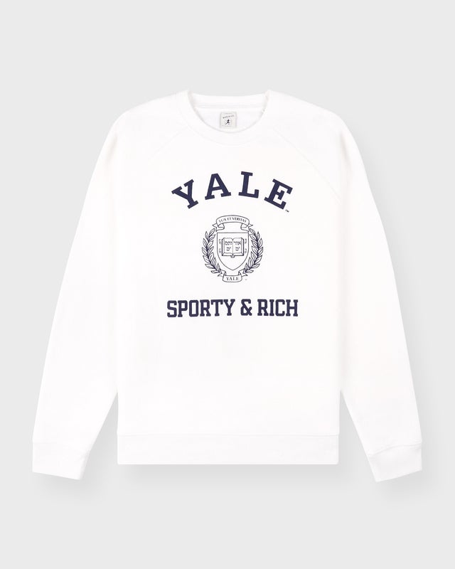 Sporty & Rich Sweatshirt Veritas Soft Crewneck White L