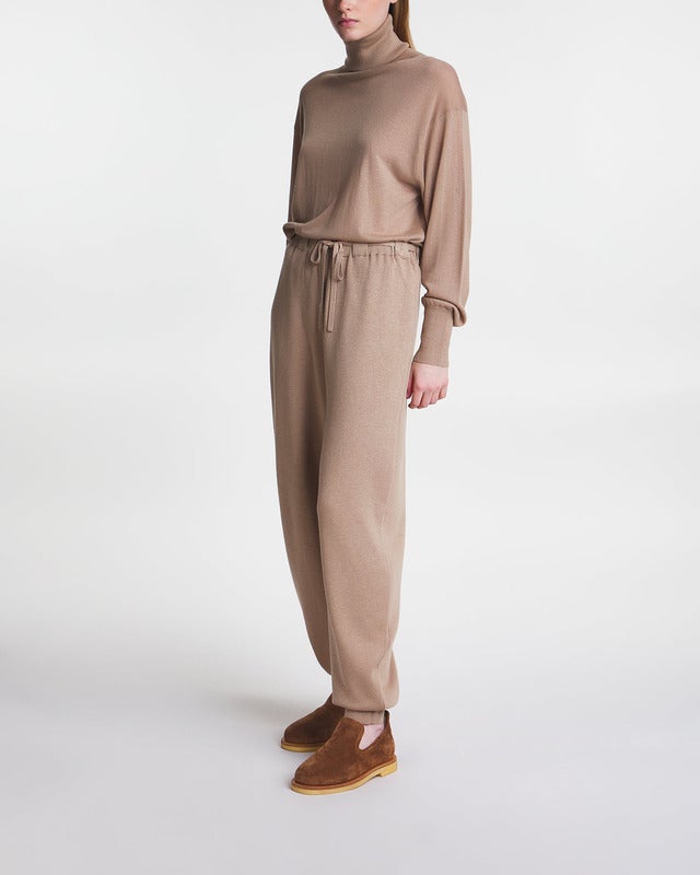 By Malene Birger Trousers Tevana Taupe L