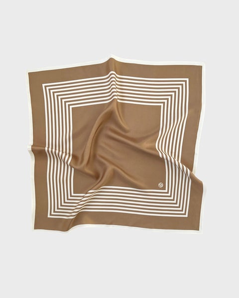 No. 9 / Cappuccino & White/ 65x65 beige/vit ONESIZE 1