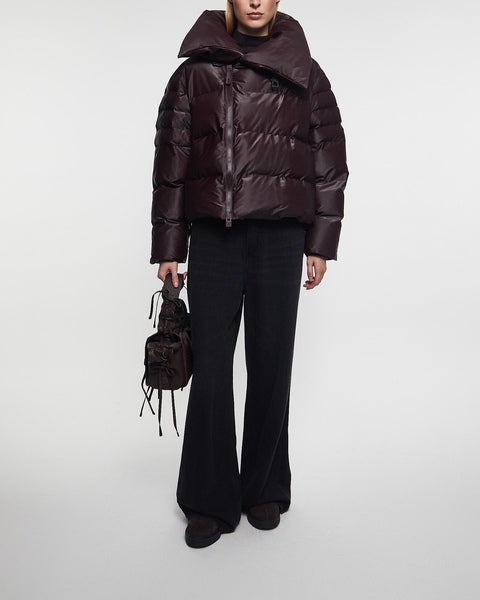 Jacket Alta Vision Short Puffer Bordeaux 2