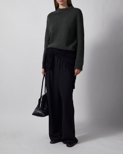Jumper Bias Knitted CN Dark Green 2