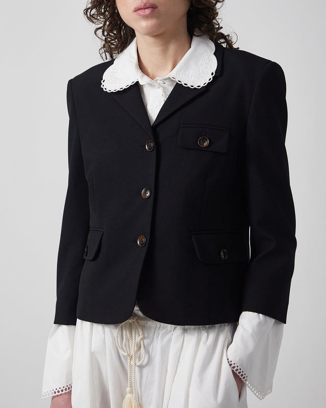 The Garment Blazer Pisano Fitted  Black UK 6 (EUR 34)