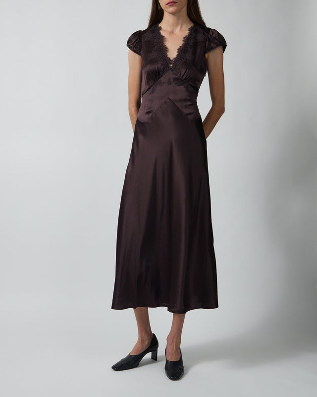 DÔEN Dress Coraline Brown XS