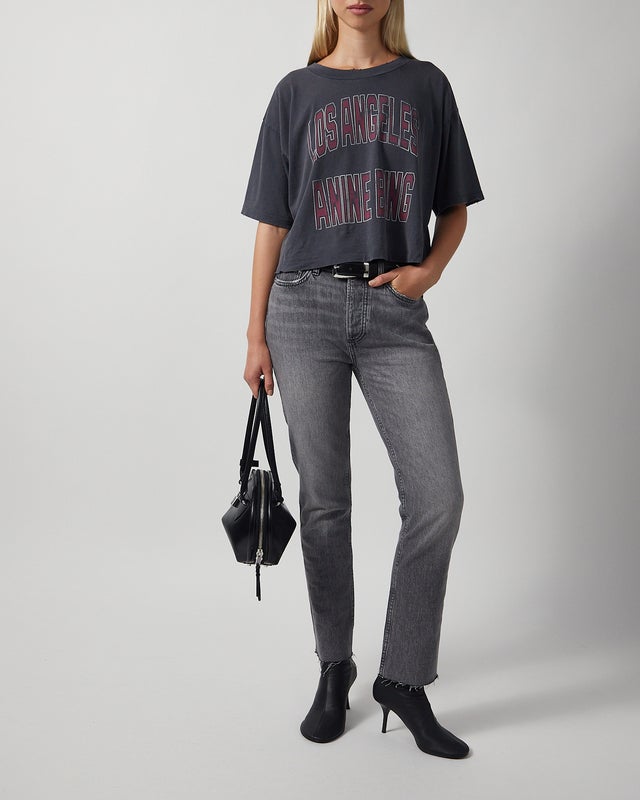 ANINE BING Jeans Bruno Ash Grey Dark grey melange 26