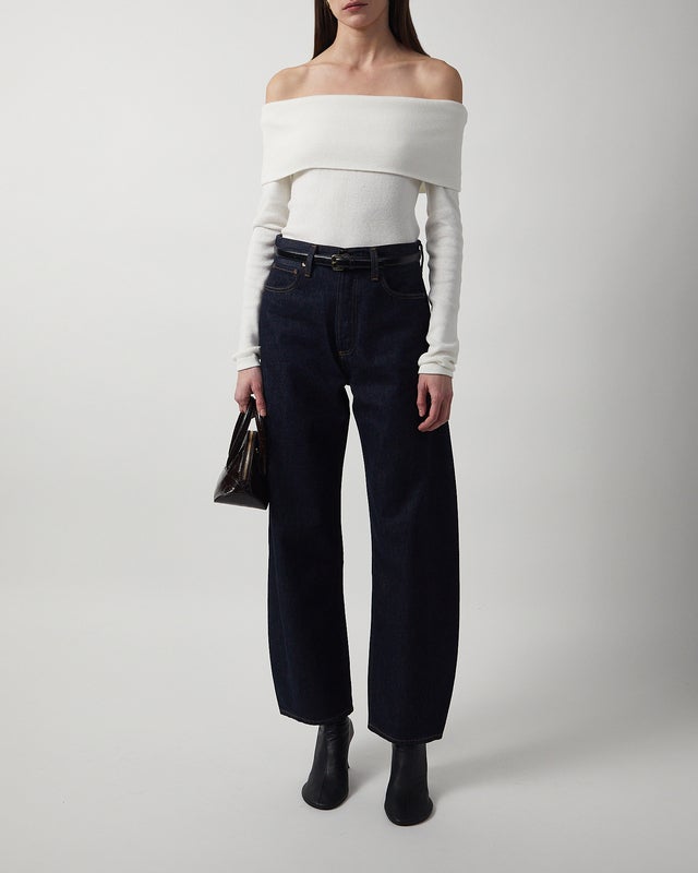 AGOLDE Jeans Luna Pieced Jean H/R CRV Taper Dark indigo 26