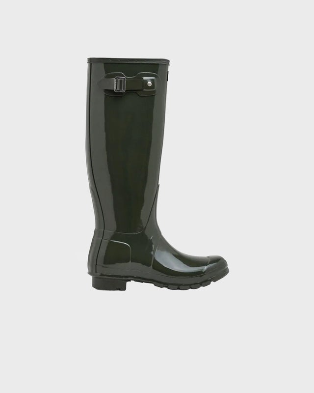 Hunter Boot Original Tall Gloss Dark Green 7