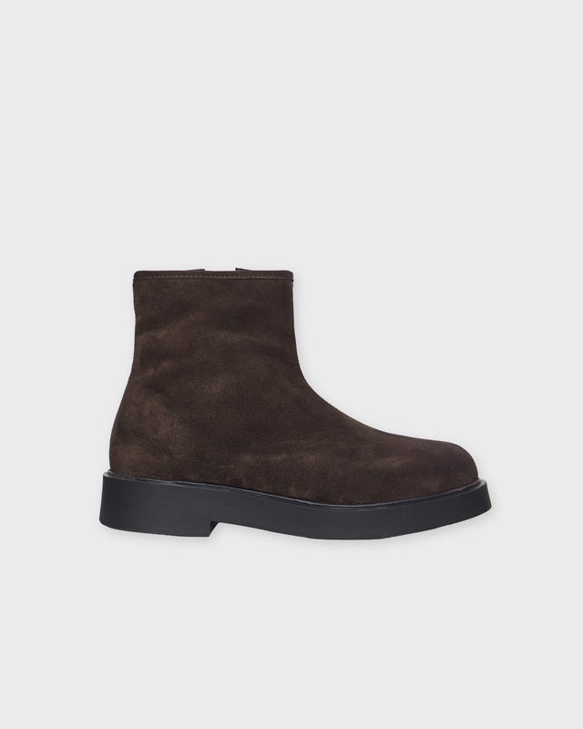 Wakakuu Icons Boots Cambridge Suede Lamb Fur Brown EUR 36