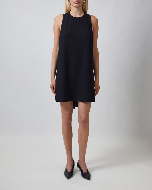 ROTATE  Dress Crepe Mini A-Line Black 36