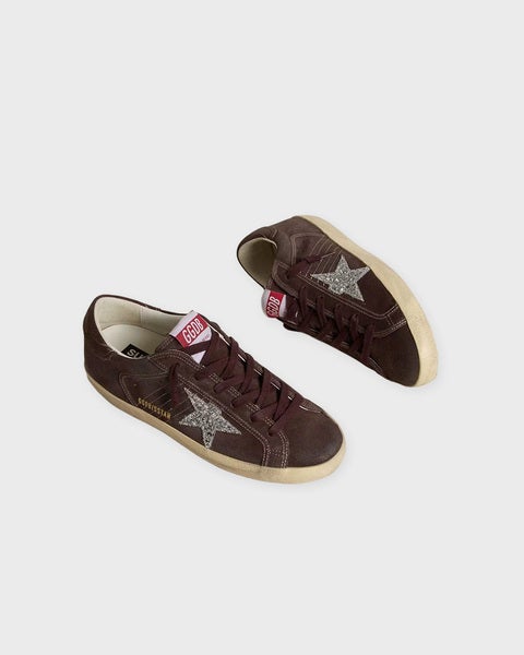 Sneakers Super Star Suede Upper Glitter Grey 2