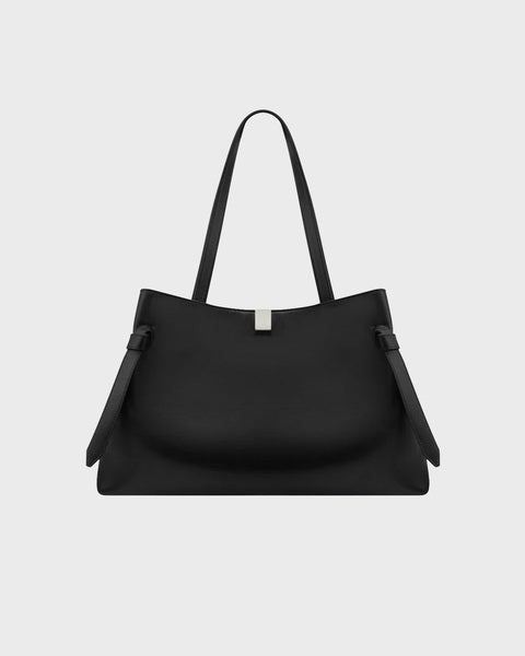GYOZA TOTE SMOOTH LEATHER svart ONESIZE 1