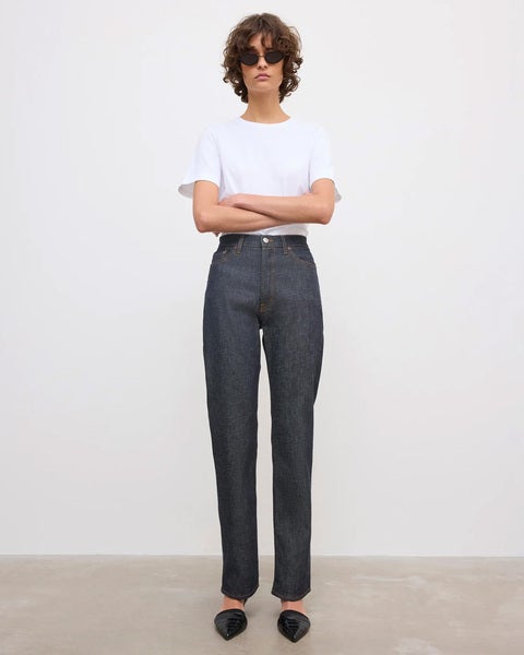 Jeans Straight Leg Denim Raw blue 2