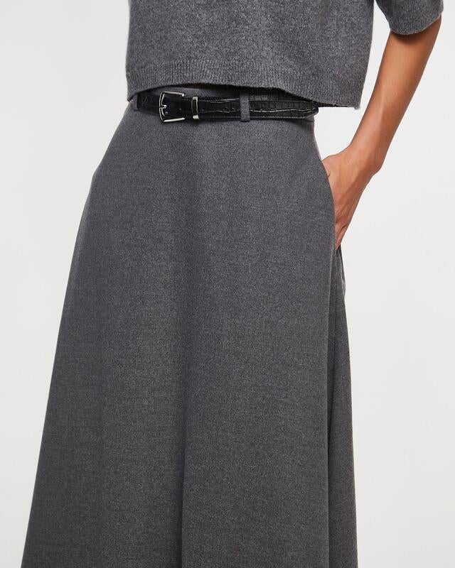 Wakakuu Icons Skirt Rio Wool Blend Grey S