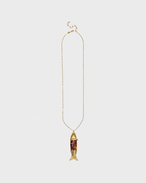 Big Catch Necklace guld ONESIZE 1