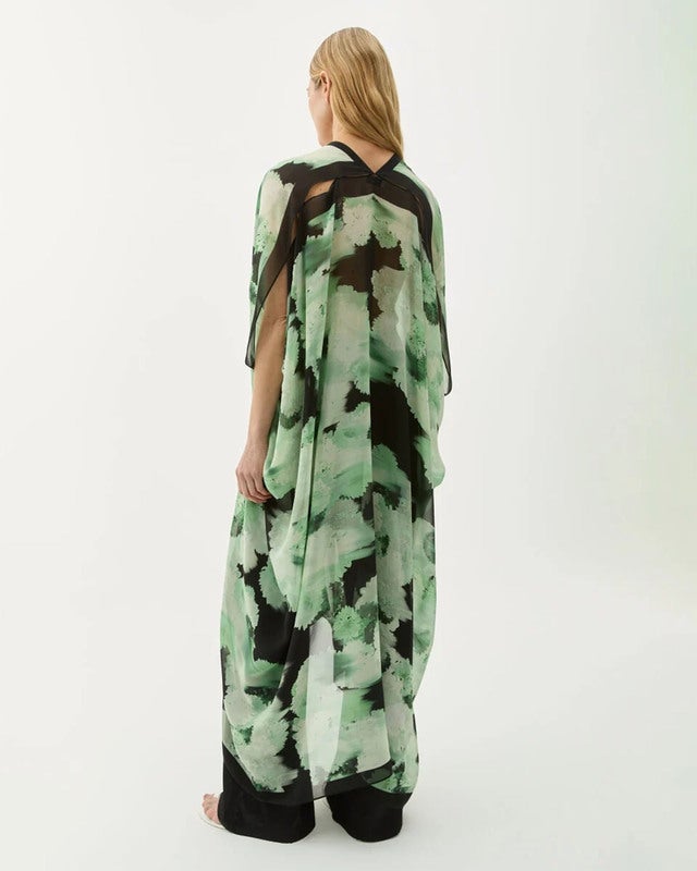 Rodebjer Dress Agave Blurry Flower Green ONESIZE