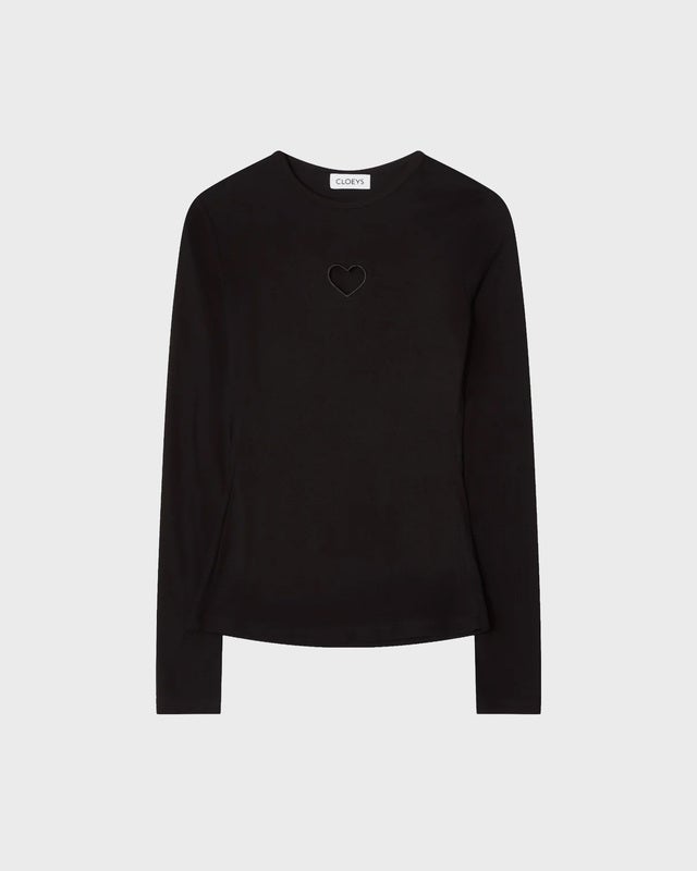 CLOEYS Top Tight Long Sleeve Black S