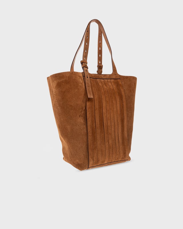 Golden Goose Deluxe Brand Bag Fringed Palmellato Leather Brown ONESIZE