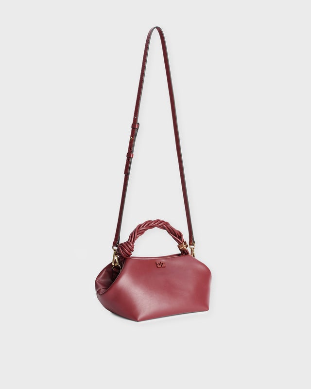 Ganni Bag Bou Small Burgundy  ONESIZE