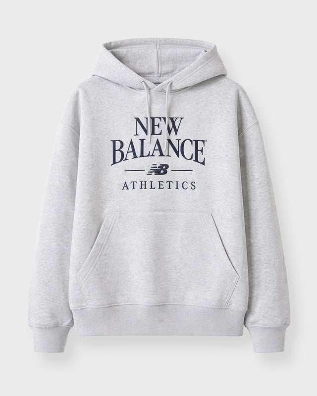 New Balance Hoodie Trackside Fleece Grey XL
