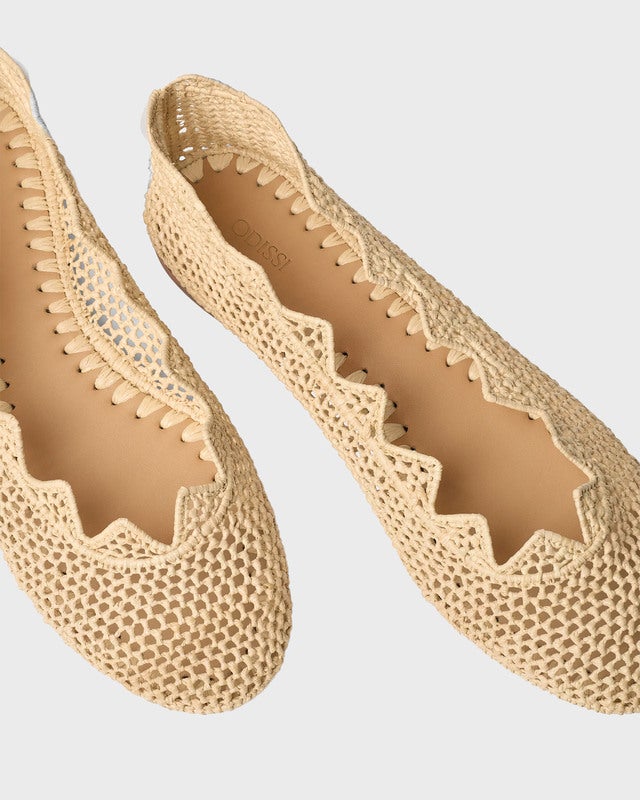 ODISSI Ballet Flats Harper Natural EUR 38