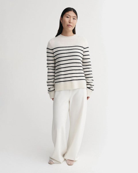 Sweater Rae Crewneck Cashmere Stripe 2